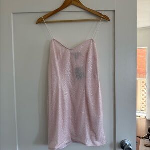 Forever 21 Light Pink Sequin Dress